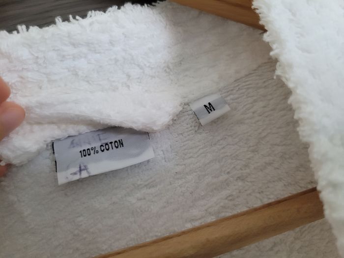 Peignoir 100% coton taille M - photo numéro 4
