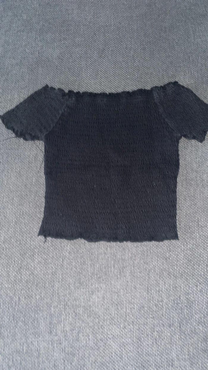 Crop-top noir - photo numéro 2