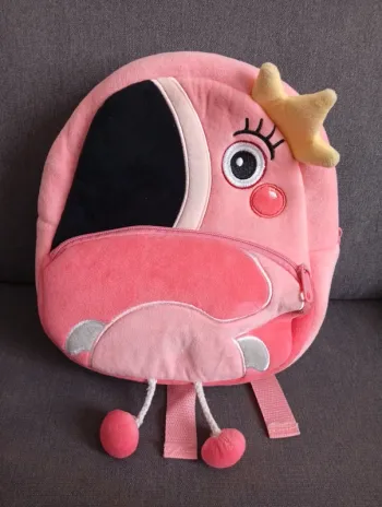 Sac à dos école enfant maternelle ou goûter flamant rose