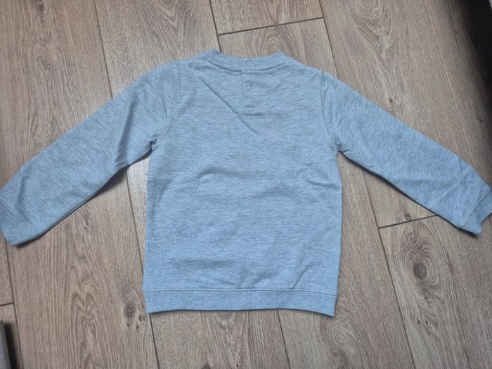 Pull sweat gémo gris chiné 4 ans état neuf - photo numéro 3