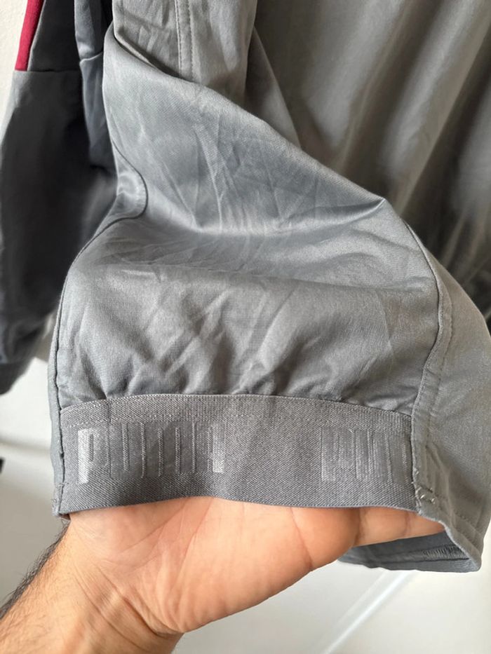 Veste Puma grise et rouge à zip – Taille M – Très bon état - photo numéro 9