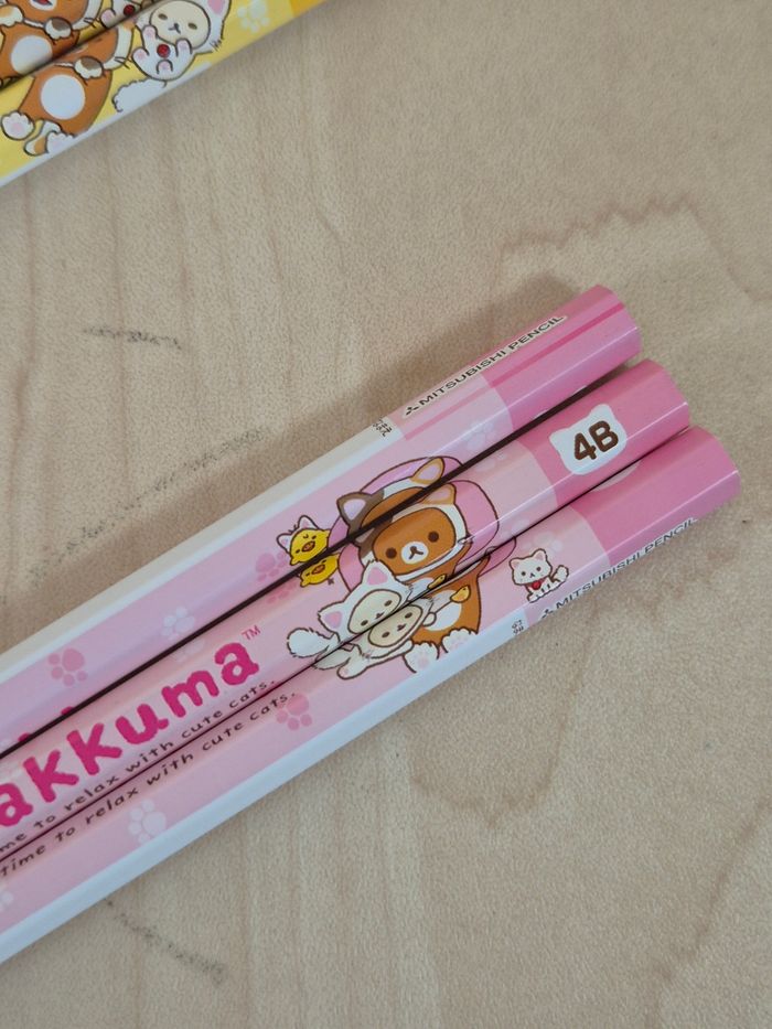 Boîte 12 crayons à papier 4B Rilakkuma - photo numéro 4