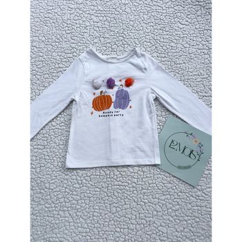 Tee-shirt blanc imprimé Halloween taille 12 mois Kiabi