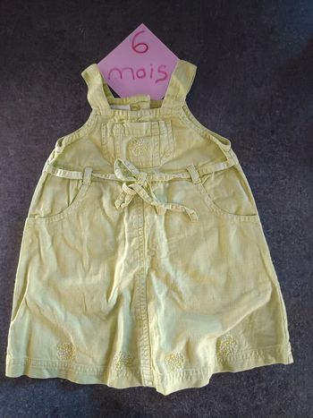 Robe verte 6 mois