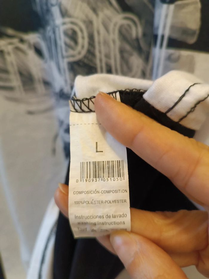 T-shirt noir perroquet - taille L - neuf - photo numéro 5