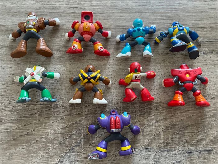 Lot Figurines Rockman / Megaman Bandai Capcom Vintage - photo numéro 5