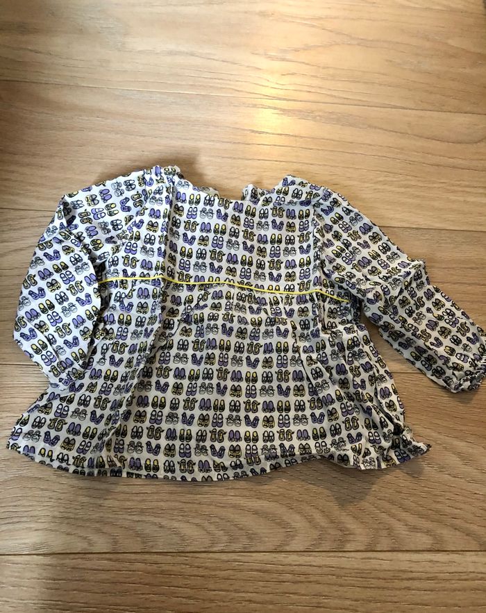Blouse motifs 12 mois Bout’chou en parfait état