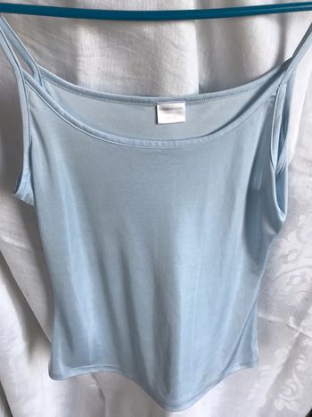 #Top #bleu ciel #bretelles #42/44