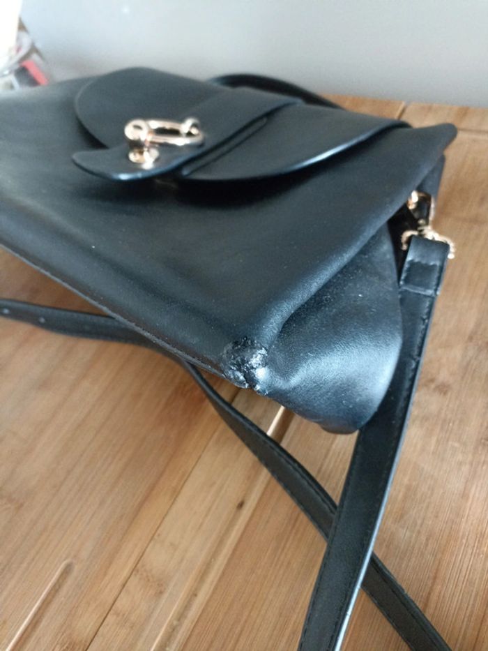 Sac bandoulière noir Tom et eva - photo numéro 5