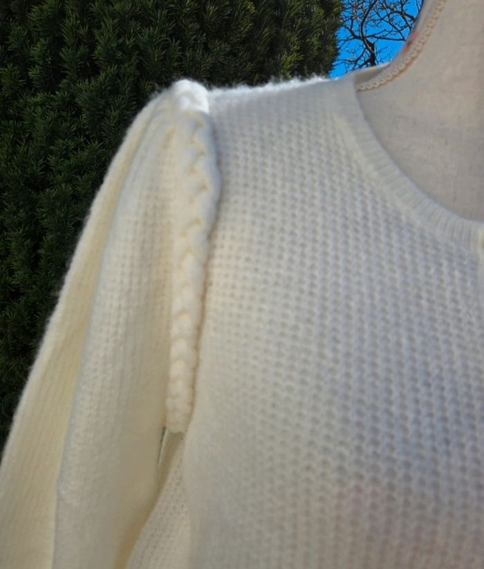 Magnifique gilet en alpaga et laine taille S/M - photo numéro 2