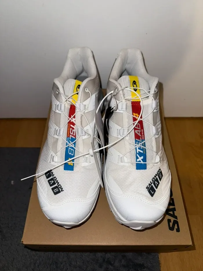 Salomon XT-4 OG Blanche White Ebony Lunar Rock - photo numéro 12