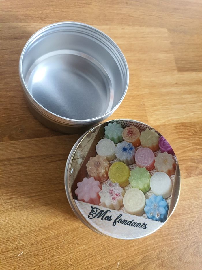 Boite de rangement fondants