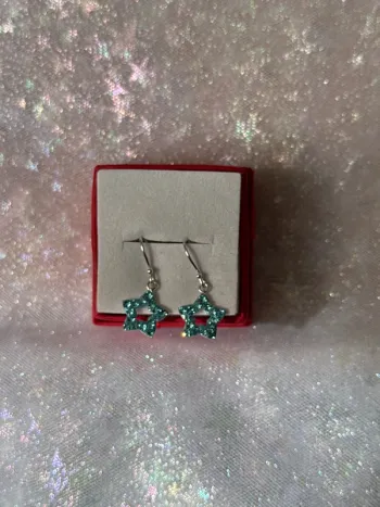 Boucles d’oreilles bleu
