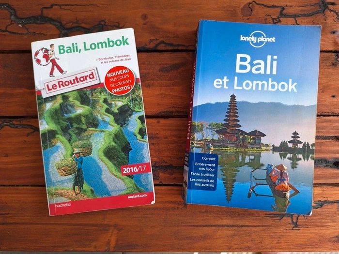 Lot 2 guides touristiques Bali & Lombok (Le Routard + Lonely Planet)