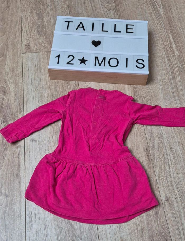 Robe rose Catimini 12 mois - photo numéro 2