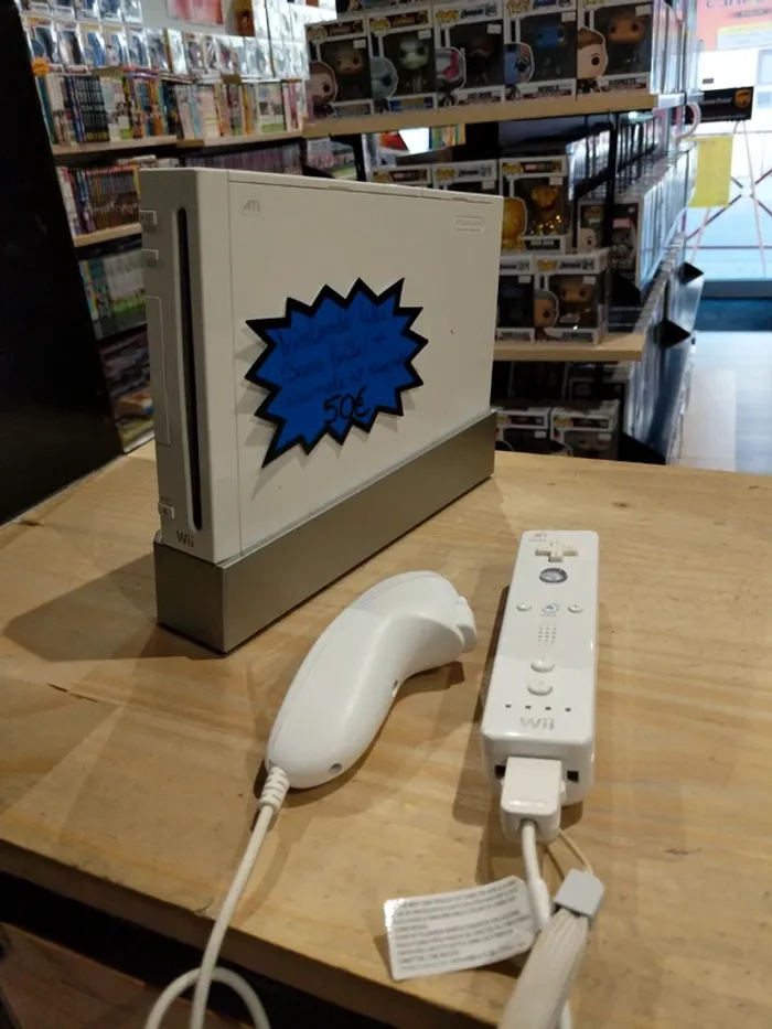 Nintendo Wii blanche + Wiimote & Nunchuk - photo numéro 2