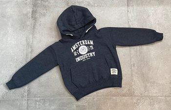 Sweat-shirt à capuche « Amsterdam Industry » bleu-gris taille 1-2 ans-92 cm