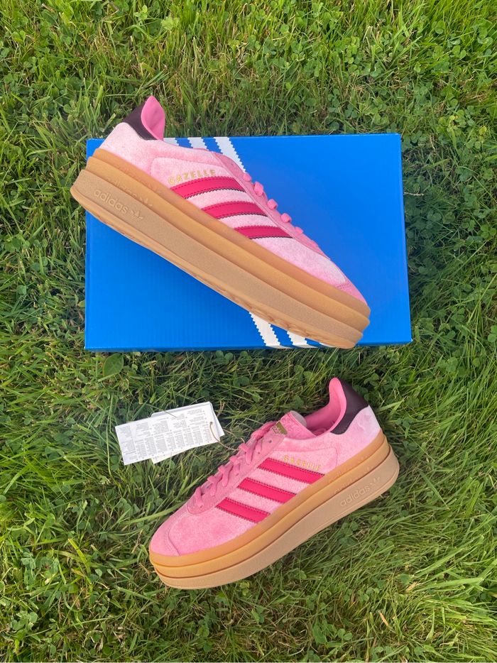 Adidas Gazelle Bold Bmiss Pink / Ruby red / Maroon - 36 2/3 - photo numéro 5