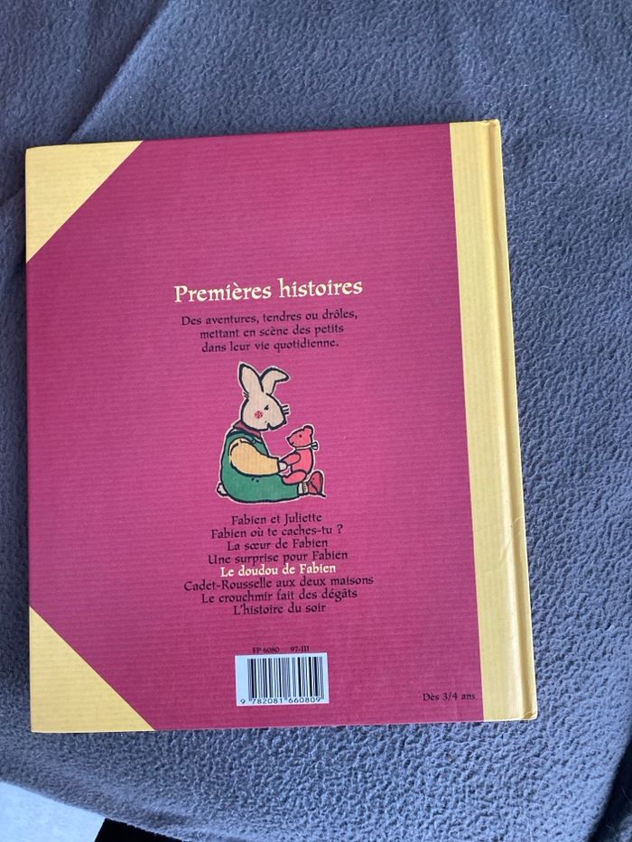 Livre enfant le doudou de Fabien - photo numéro 2