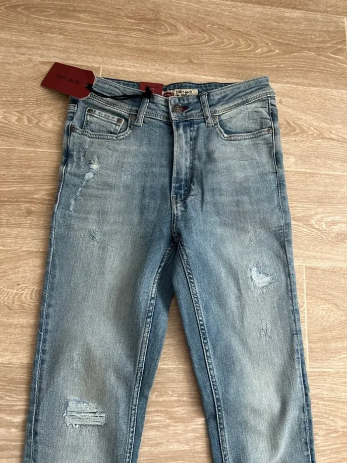 Jeans Teddy Smith bleu clair flash skinny W26-L32 (16ans) - photo numéro 2