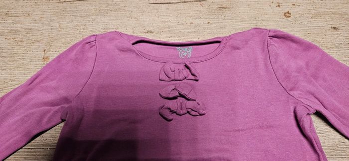 T shirt mauve, manches longues, Young Dimension, taille 5/6 ans, jamais mis - photo numéro 3