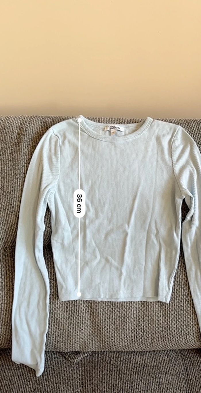 TEE shirt femme Jennyfer bleu - photo numéro 6