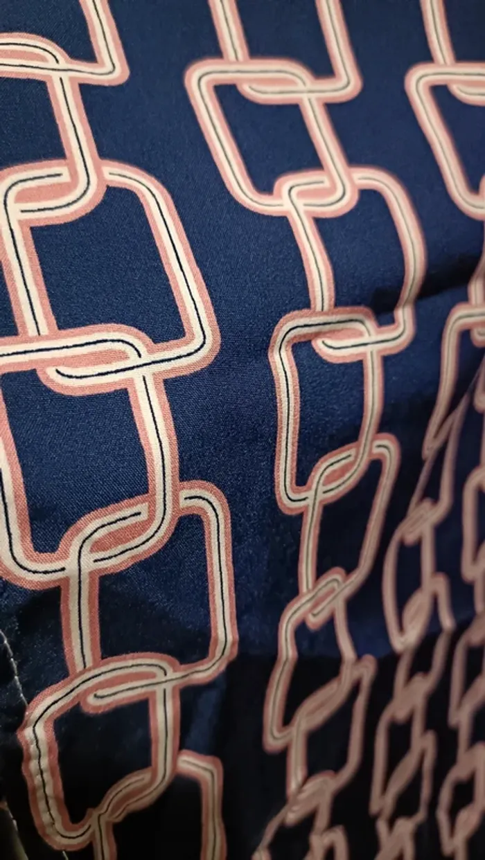 Long tunique robe rose et bleu - photo numéro 3