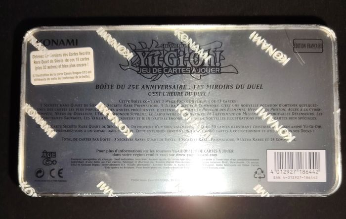 Boîtes Yu-Gi-Oh! 25eme Anniversaire Miroirs Du Duel Neufs Scellés - photo numéro 5