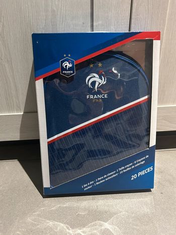 Coffret officiel sac à dos neuf équipe de France de football
