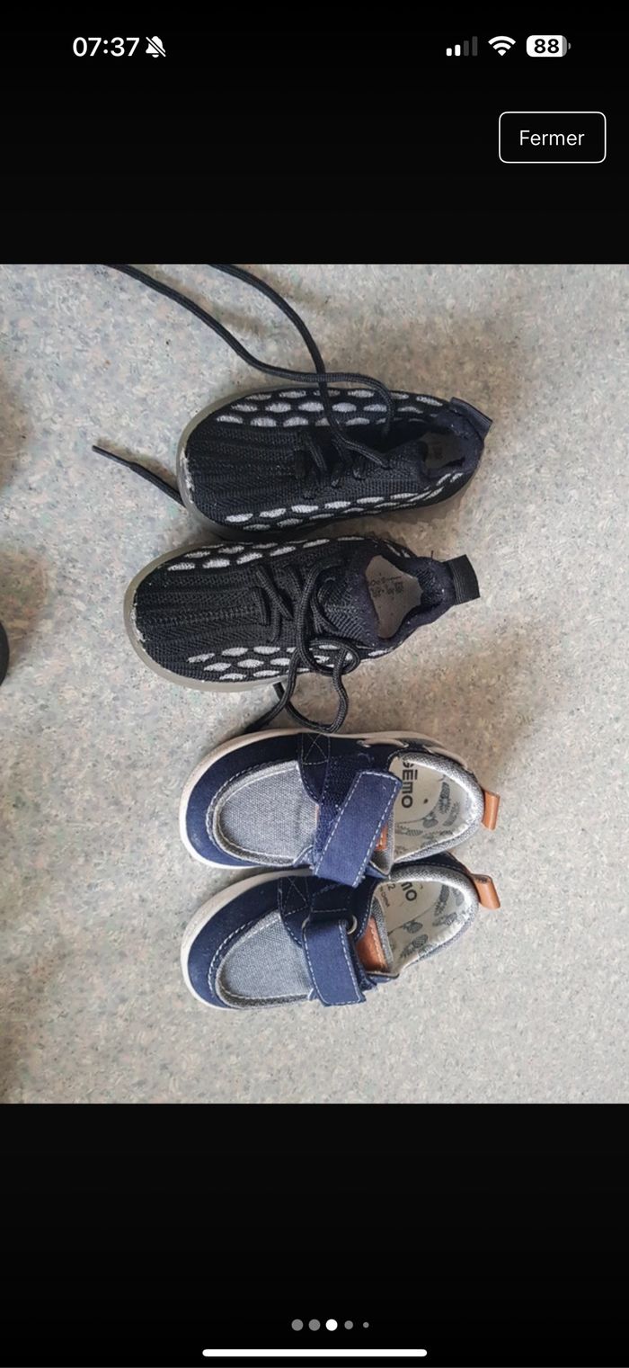 Lot chaussures bébé garçon - photo numéro 4