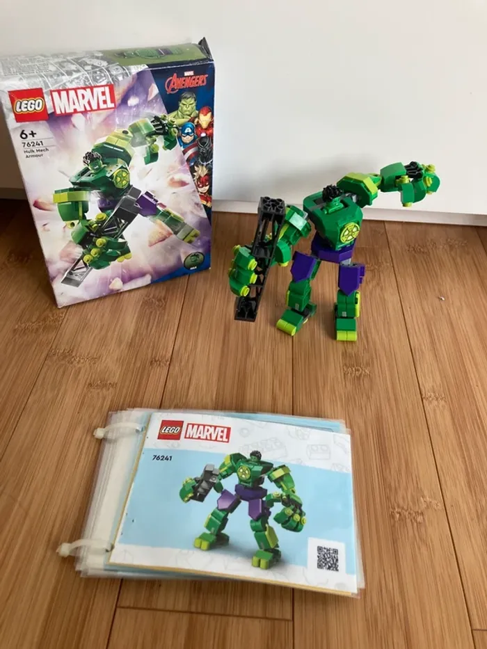 Complet - 76241 Marvel L’Armure Robot de Hulk, Figurine Avengers, Super-Héros à Collectionner - photo numéro 2