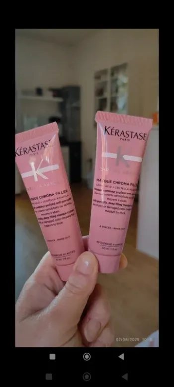 Kérastase 2x30 ml Masque Capillaire Combleur Chroma Filler