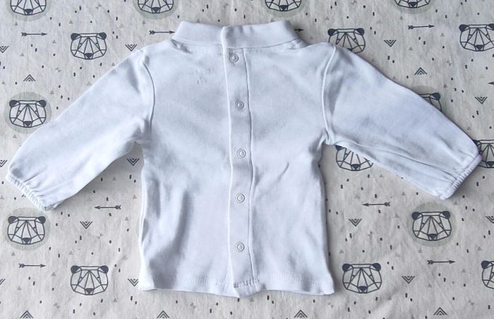 Lot de Tee-Shirt ML taille 1 mois - photo numéro 7