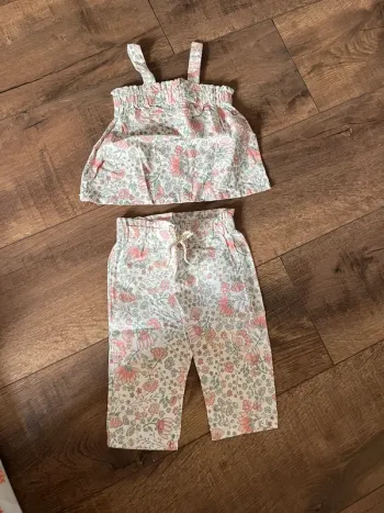 Ensemble fleuris Gemo 6 mois