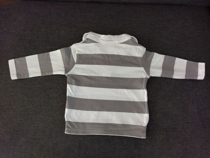 Polo manches longues taille 6 mois - photo numéro 3