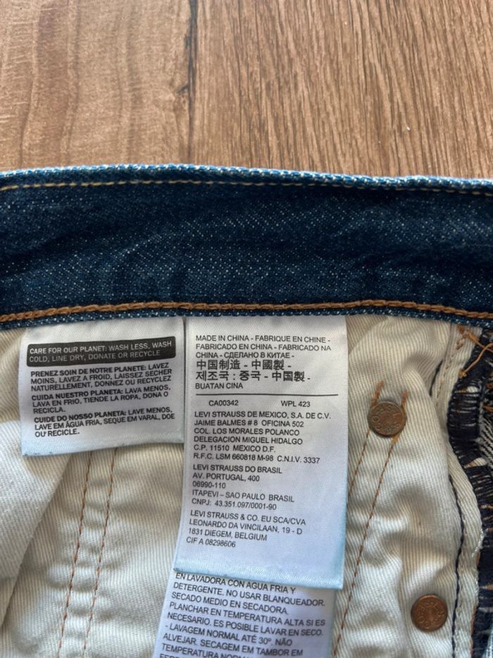 Jean/pantalon bleu Levi's 501 S pour homme, taille W 33 L 34 (42 taille française) - photo numéro 9