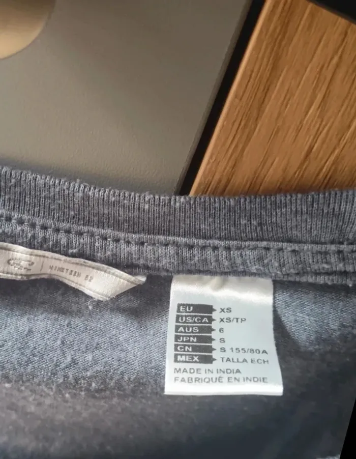 Tee-shirt manche courte taille XS - photo numéro 3