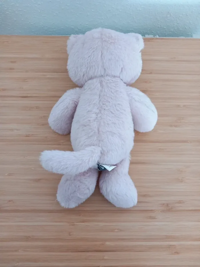Peluche chat rose atmosphèra for kids 30cm - photo numéro 4