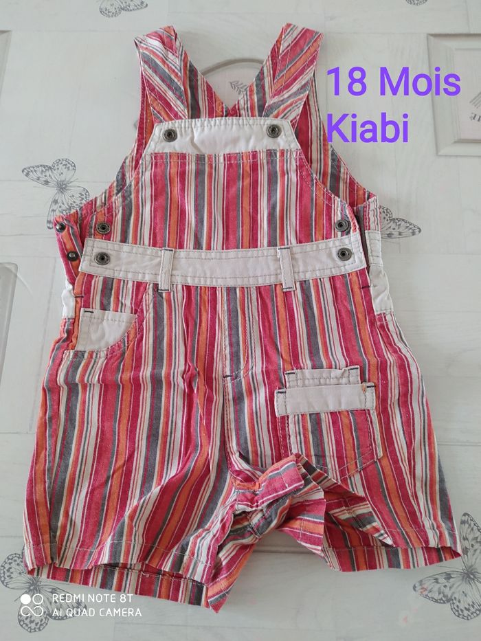 Salopette courte 18 mois Kiabi