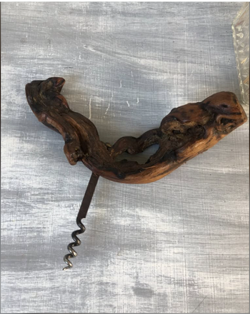 Ancien tire bouchon cep de vigne Laurent Siret