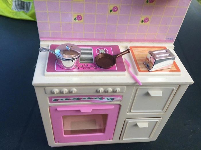 barbie espace cuisine vintage - photo numéro 3