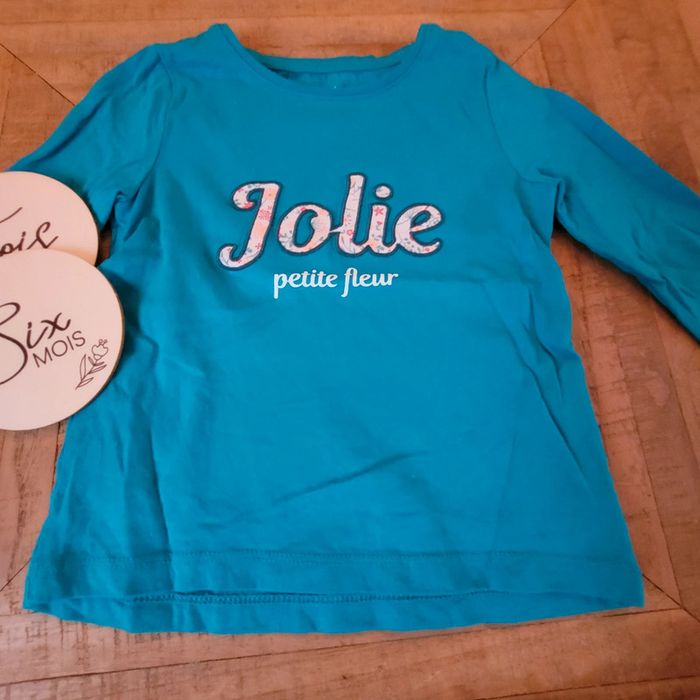 Tee shirt "Jolie petite fleur" - photo numéro 2