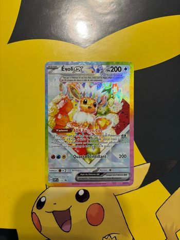 Carte Pokémon Évoli ex PROMO SPC 174 - Near Mint - Rare