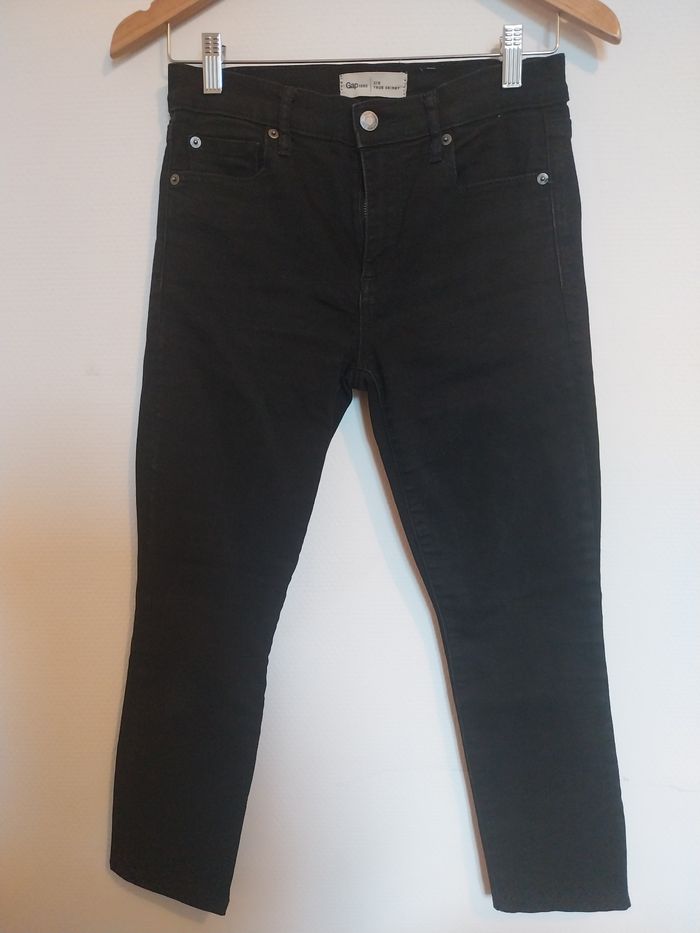🍂Jean Noir Femme Skinny "GAP" Taille 27s (S)