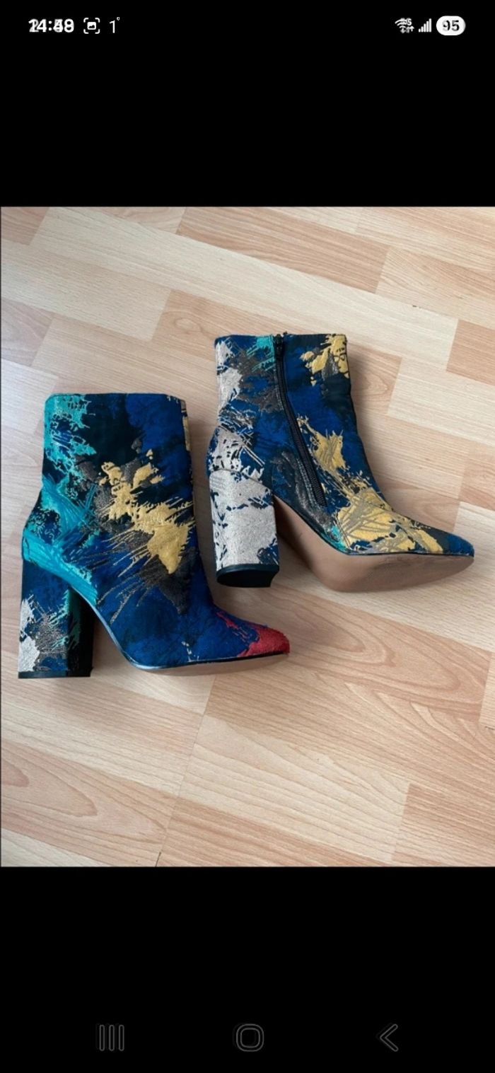 Bottine à Talon. Multicolores Asos - photo numéro 2