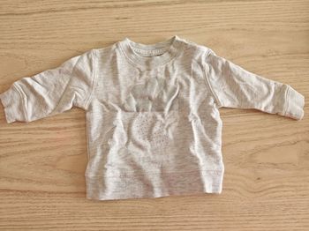 Sweat-shirt gris chiné nuage 56 cm