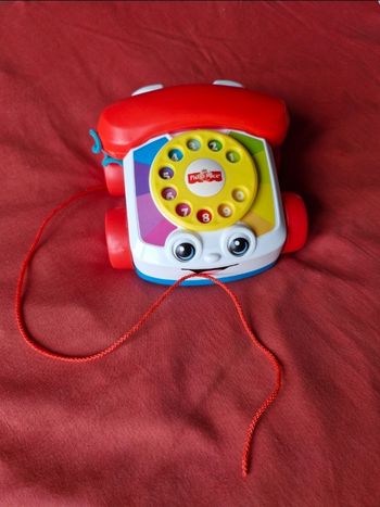 Petit téléphone animé à tirer