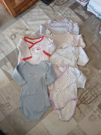 Lot de 6 bodies manches longues