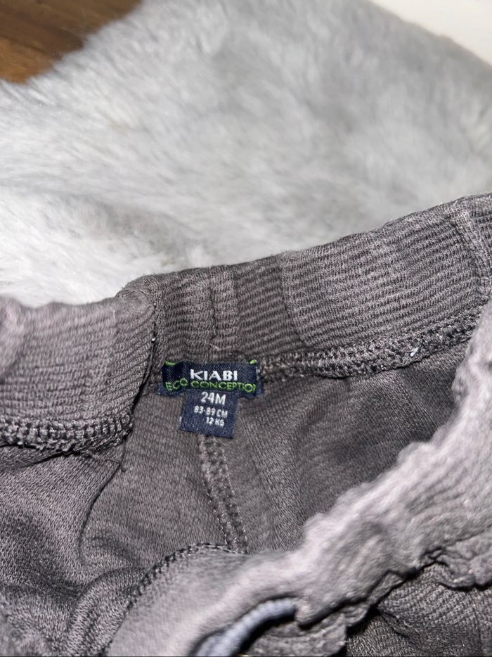Pantalon souple gris foncé - 24 mois - Kiabi - photo numéro 4