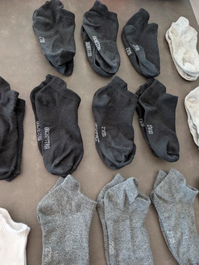 Lot de 14 paires de chaussettes basses 27/30 - photo numéro 2